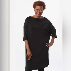 NWT Bryn Walker Ingrid Dress in Black Size XL